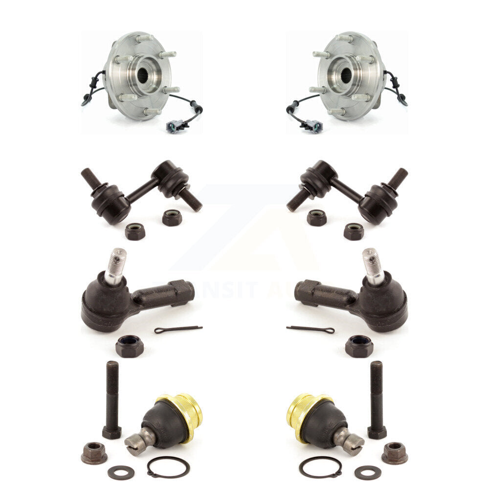 Kit de liaison de biellette de direction extérieure et de barre stabilisatrice de rotule inférieure de roulement avant pour