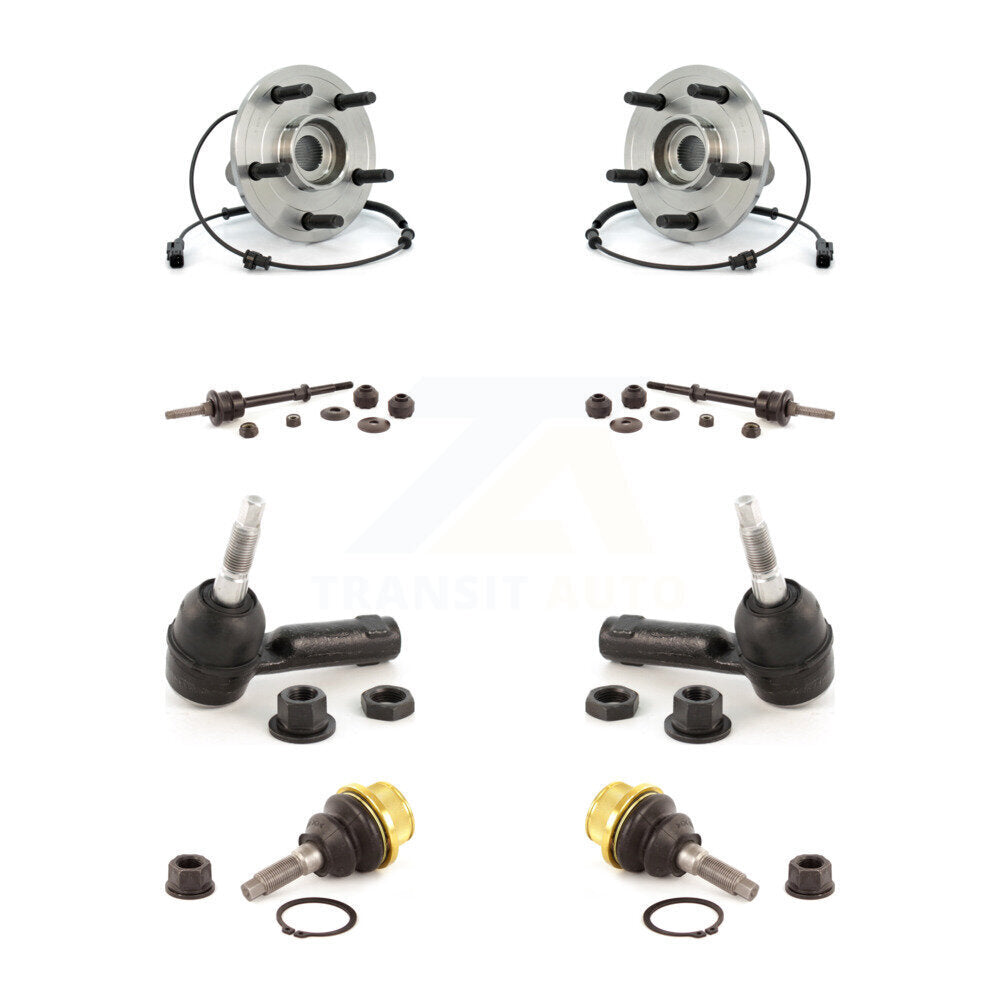 Kit de liaison de biellette de direction extérieure, roulement de moyeu avant, Joint à rotule inférieur, pour Dodge Ram 1500 RW