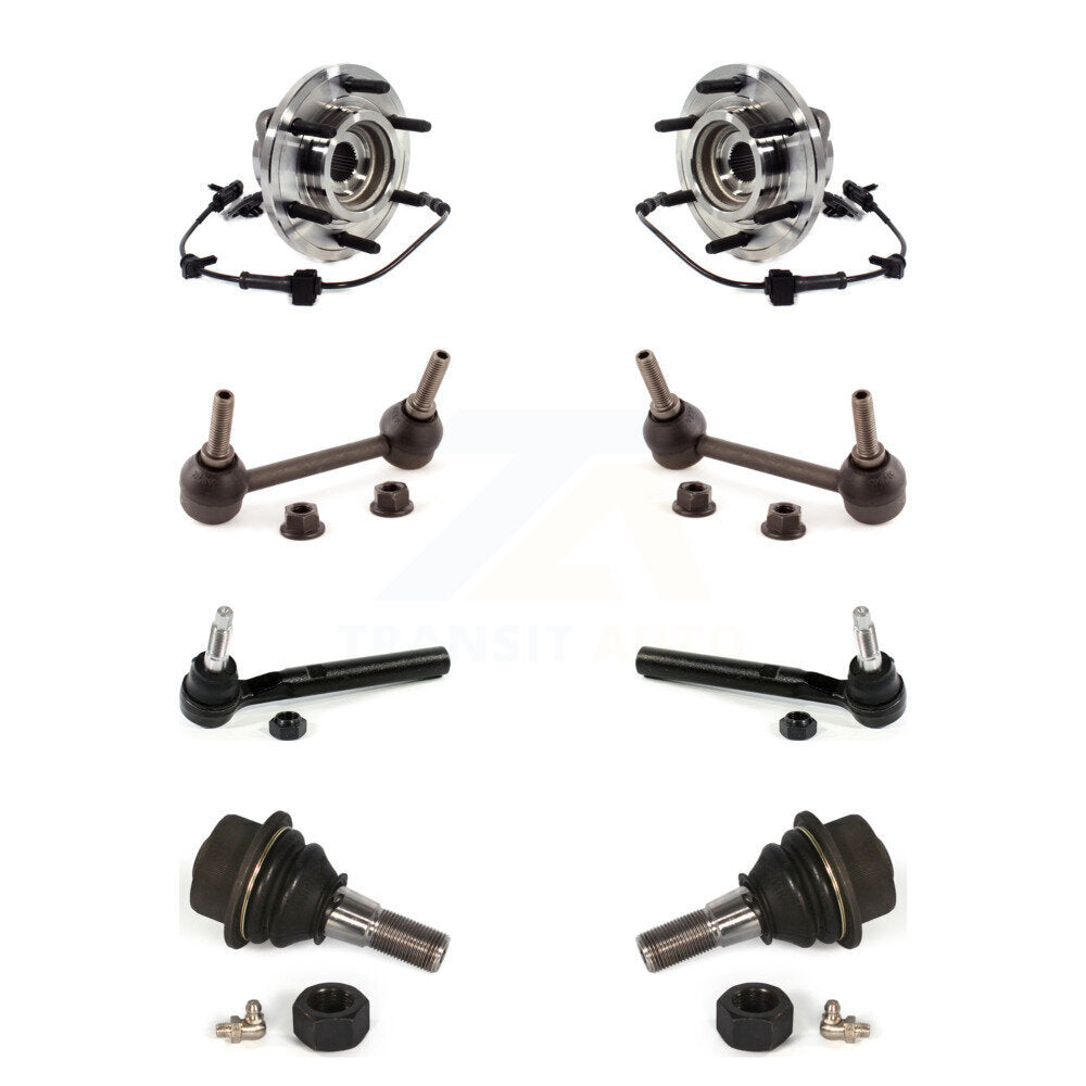 Kit de liaison de barre stabilisatrice de biellette de direction extérieure de rotule inférieure de roulement avant pour Hummer H3T H