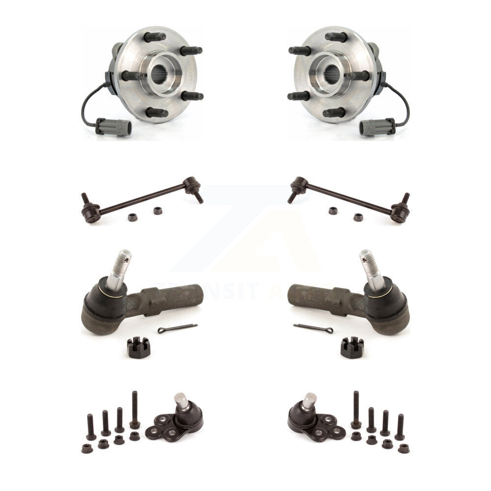 Kit de liaison de barre stabilisatrice de biellette de direction extérieure de rotule inférieure de roulement avant pour Chevrolet HH