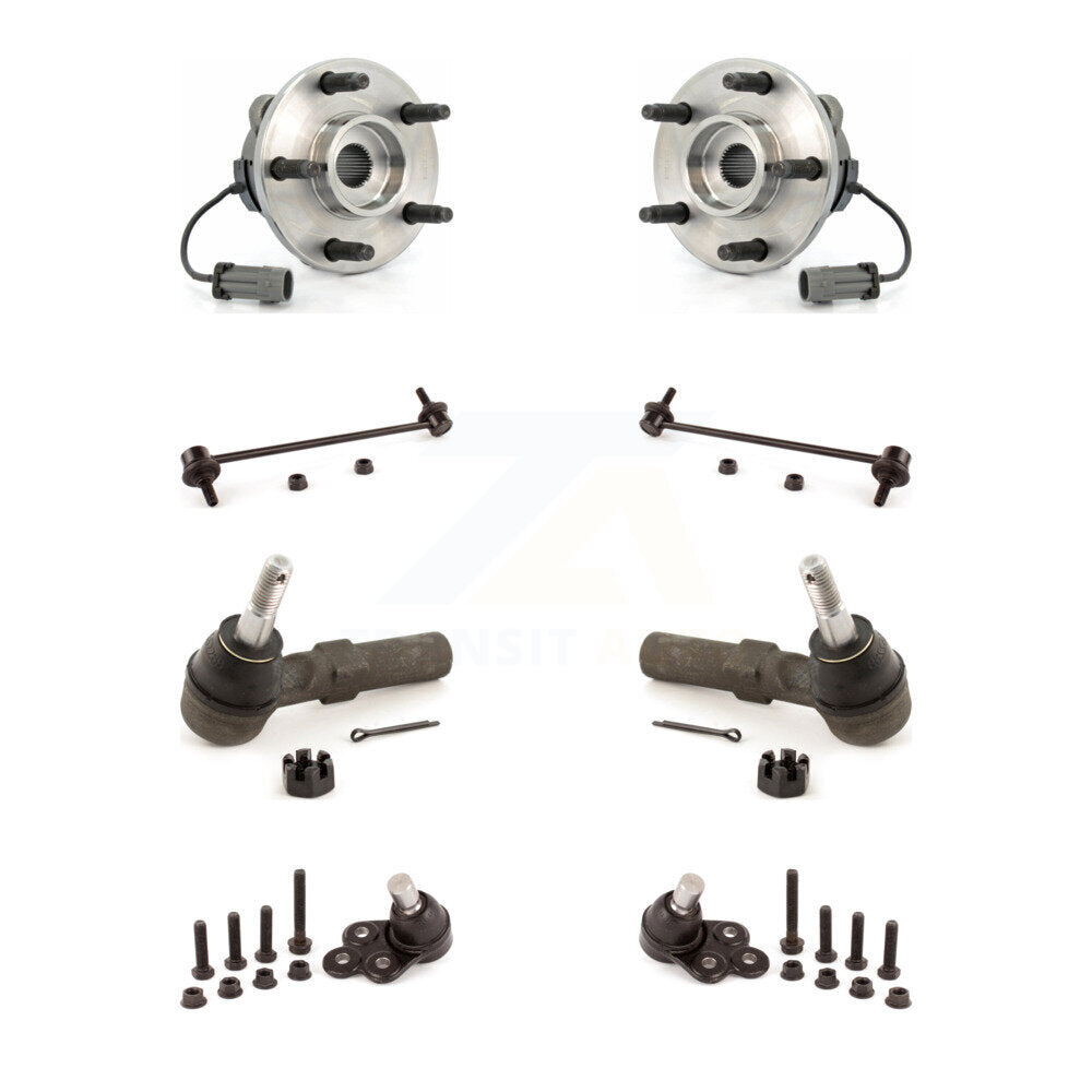 Kit de liaison de barre stabilisatrice de biellette de direction extérieure de rotule inférieure de roulement avant pour Chevrolet HH