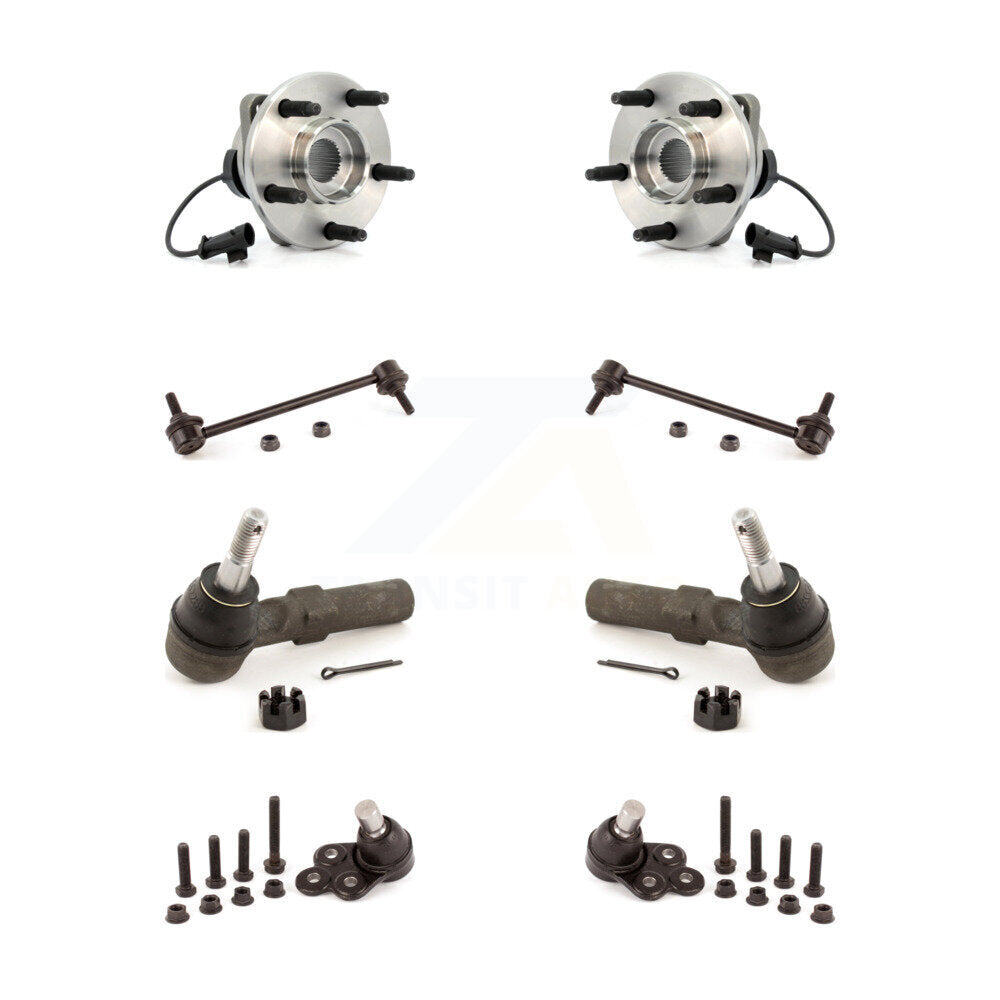 Kit de liaison de barre stabilisatrice de biellette de direction extérieure de rotule inférieure de roulement avant pour Chevrolet HH