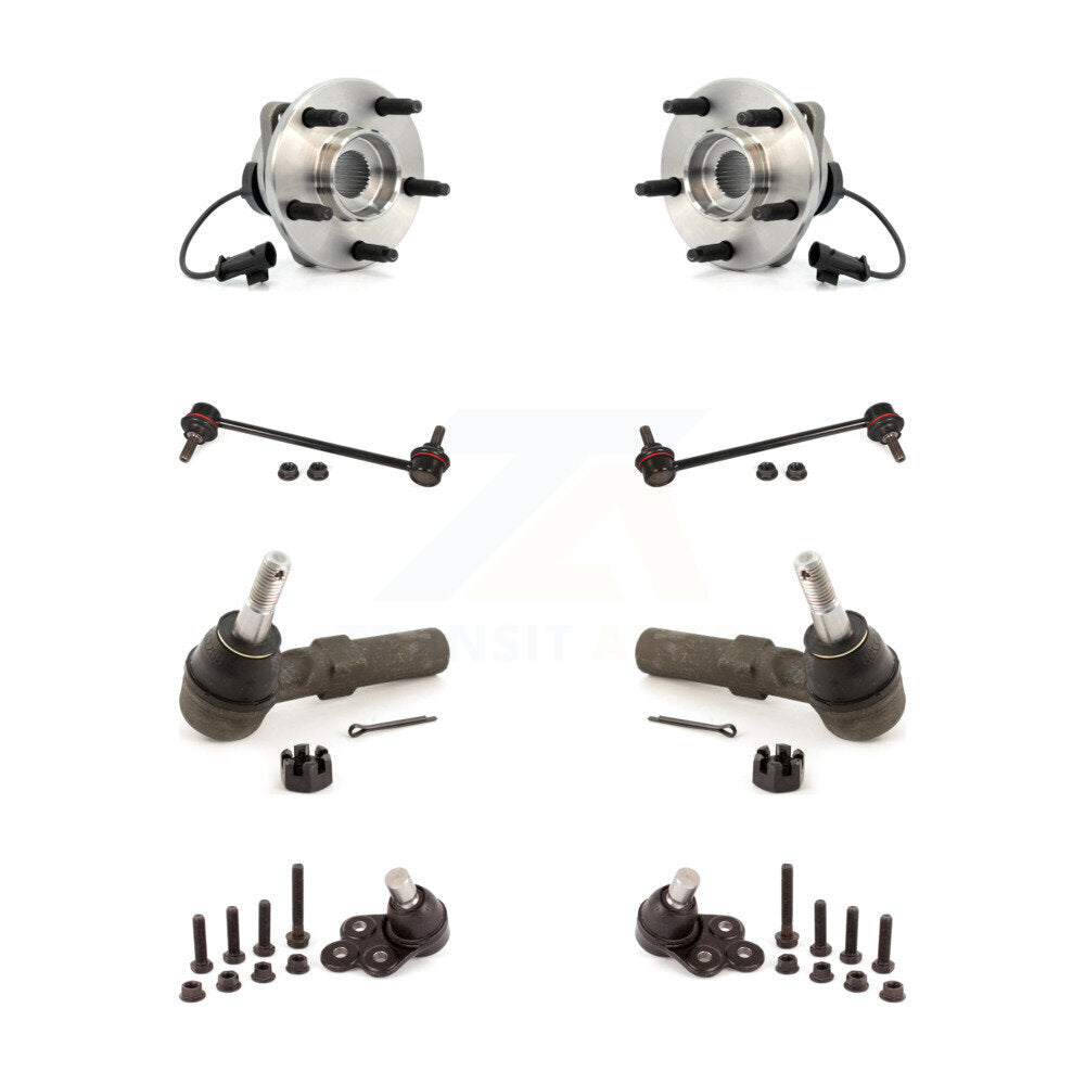 Kit de liaison de barre stabilisatrice de biellette de direction extérieure de rotule inférieure de roulement avant pour Chevrolet HH