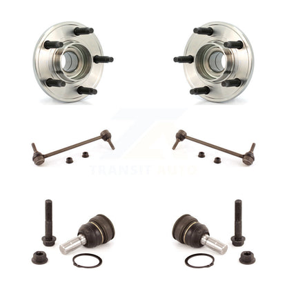 Kit de liaison de stabilisateur de barre stabilisatrice, roulement de moyeu avant, Joint à rotule inférieur, pour Ford Mustang