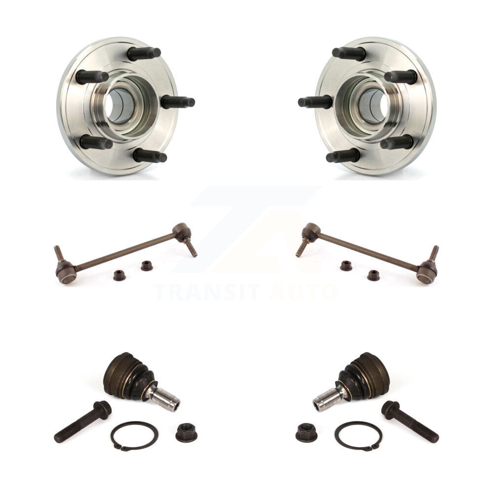 Kit de liaison de stabilisateur de barre stabilisatrice, roulement de moyeu avant, Joint à rotule inférieur, pour Ford Mustang