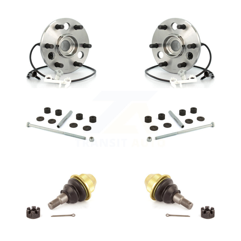 Kit de liaison de barre stabilisatrice de rotule inférieure de roulement avant pour GMC Yukon Cadillac Escalad