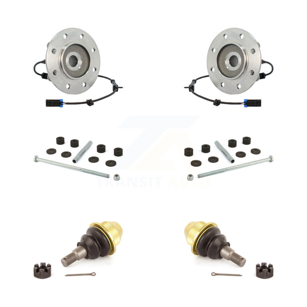 Kit de joint à rotule inférieur et de barre stabilisatrice, roulement de moyeu avant, pour K3500 Chevrolet GM