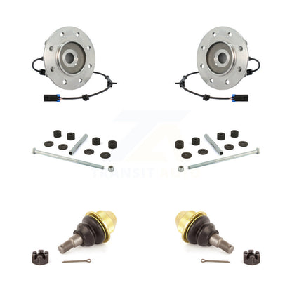 Kit de joint à rotule inférieur et de barre stabilisatrice, roulement de moyeu avant, pour K3500 Chevrolet GM