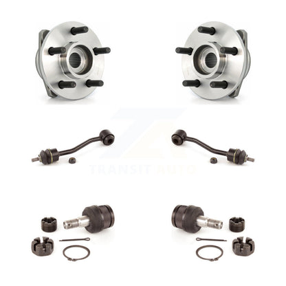 Kit de lien de stabilisateur de barre stabilisatrice de rotule inférieure de roulement avant pour Jeep Wrangler T