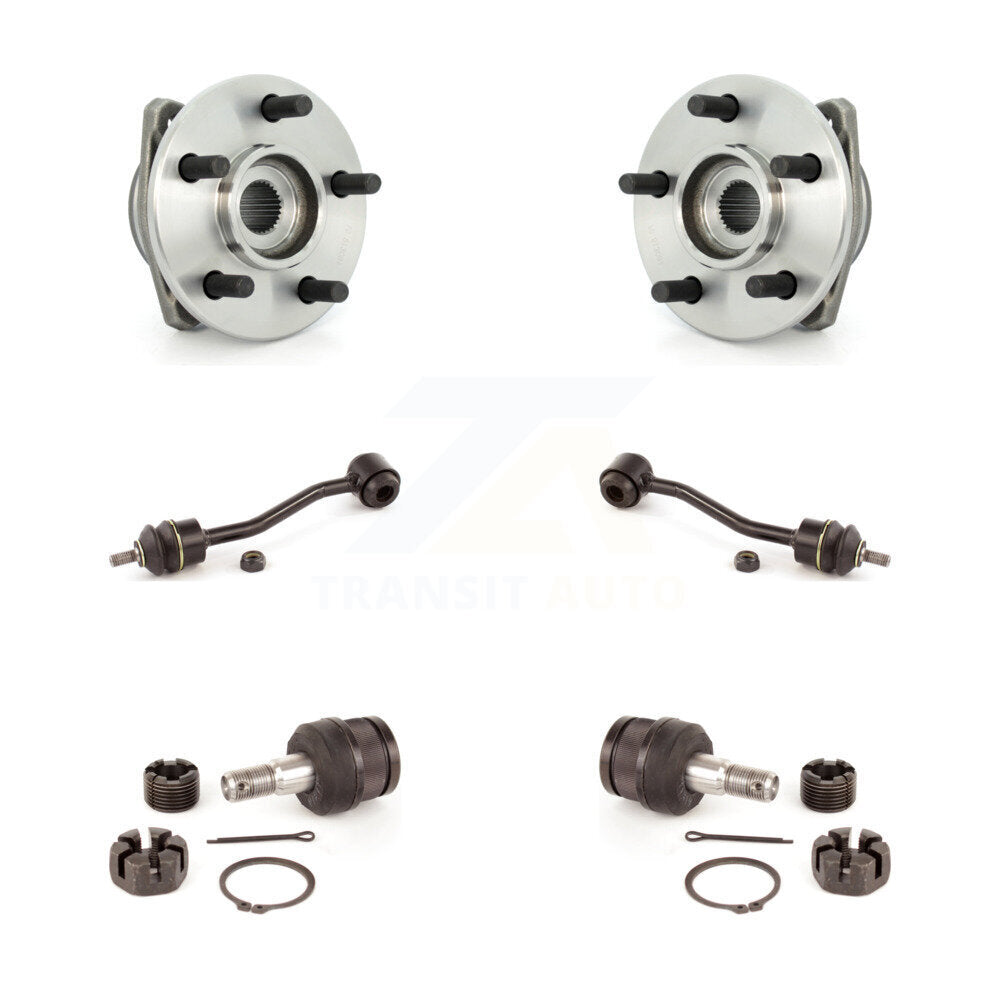 Kit de lien de stabilisateur de barre stabilisatrice de rotule inférieure de roulement avant pour Jeep Wrangler T