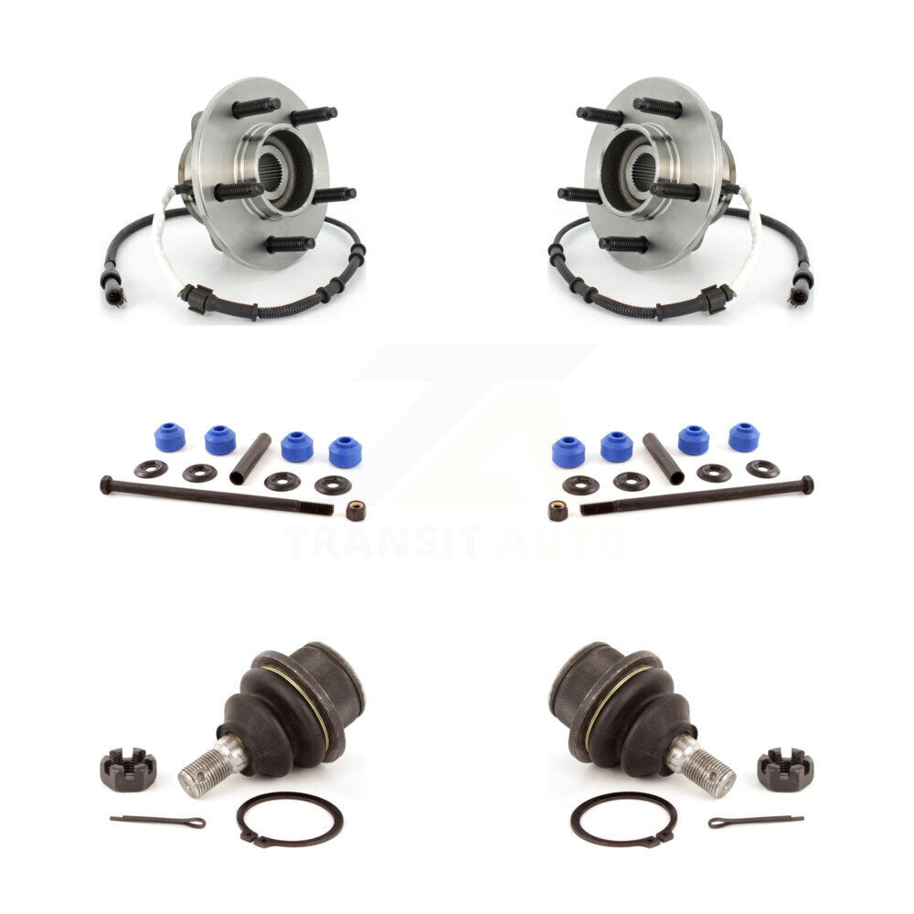 Kit de joints à rotule inférieurs et de barres stabilisatrices, roulement de moyeu avant, pour Ford F-150 Heritag