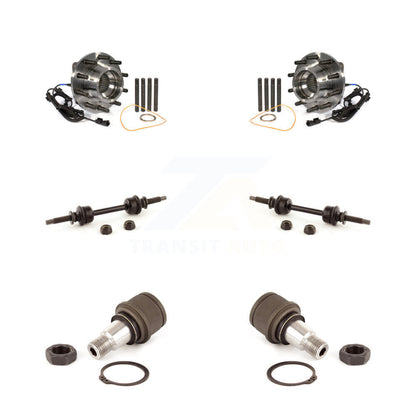 Kit de joints à rotule inférieurs et de barres stabilisatrices, roulement de moyeu avant, pour Ford F-450 Super Dut
