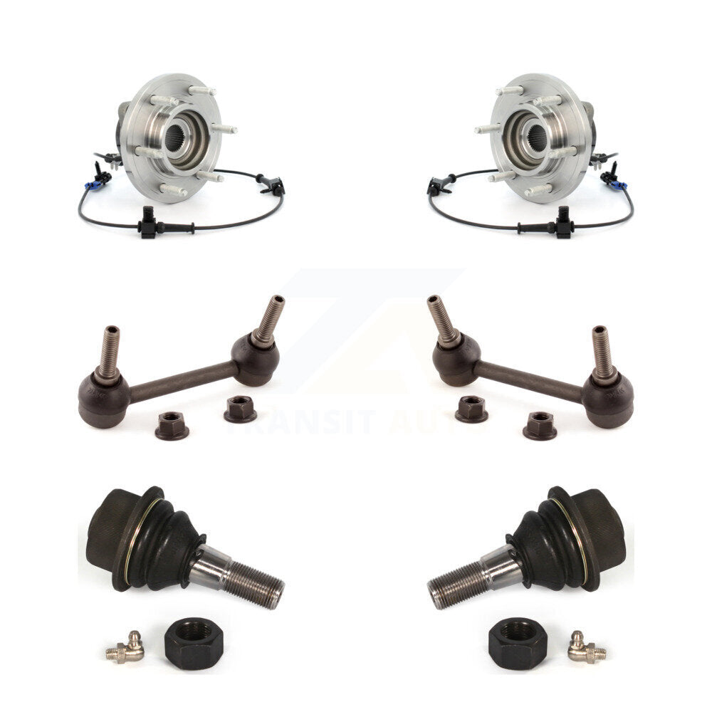 Kit de joints à rotule inférieurs et de barres stabilisatrices, roulement de moyeu avant, pour Hummer H 2006 – 2008