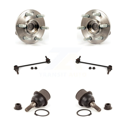 Ensemble de roulement avant, Joint à rotule inférieur, Kit de liaison de barre stabilisatrice pour Cadillac SRX 2010