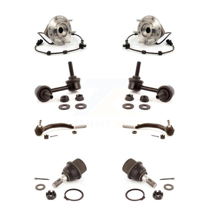 Kit de liaison de biellette de direction extérieure de rotule inférieure de roulement avant (8 pièces) pour GMC Chevrolet X