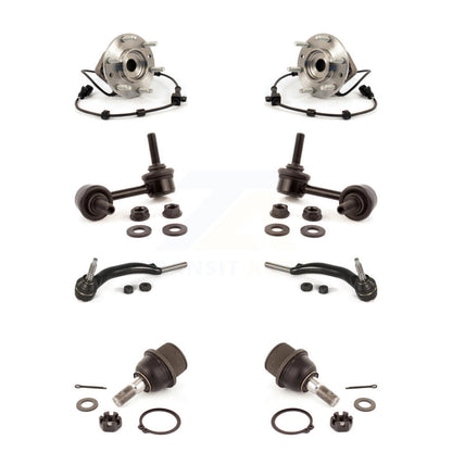 Kit de liaison de biellette de direction extérieure de rotule inférieure de roulement avant (8 pièces) pour GMC Envoy XL EX