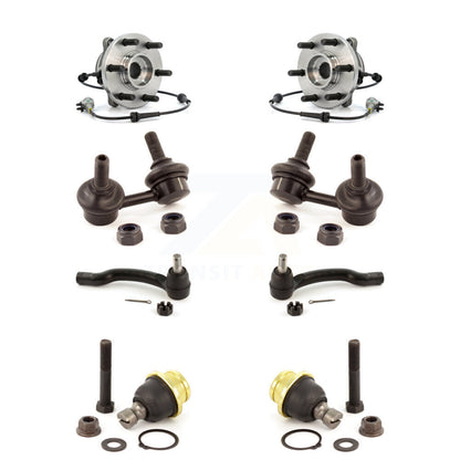 Kit de liaison de biellette de direction extérieure de rotule inférieure de roulement avant (8 pièces) pour Nissan Frontier