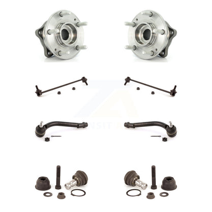 Kit de liaison de biellette de direction extérieure de rotule inférieure de roulement avant (8 pièces) pour Hyundai Santa F