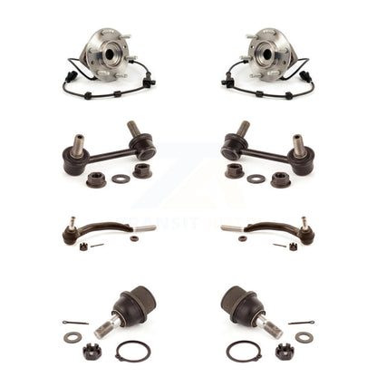 Kit de liaison de biellette de direction extérieure de rotule inférieure de roulement avant (8 pièces) pour Chevrolet GMC X