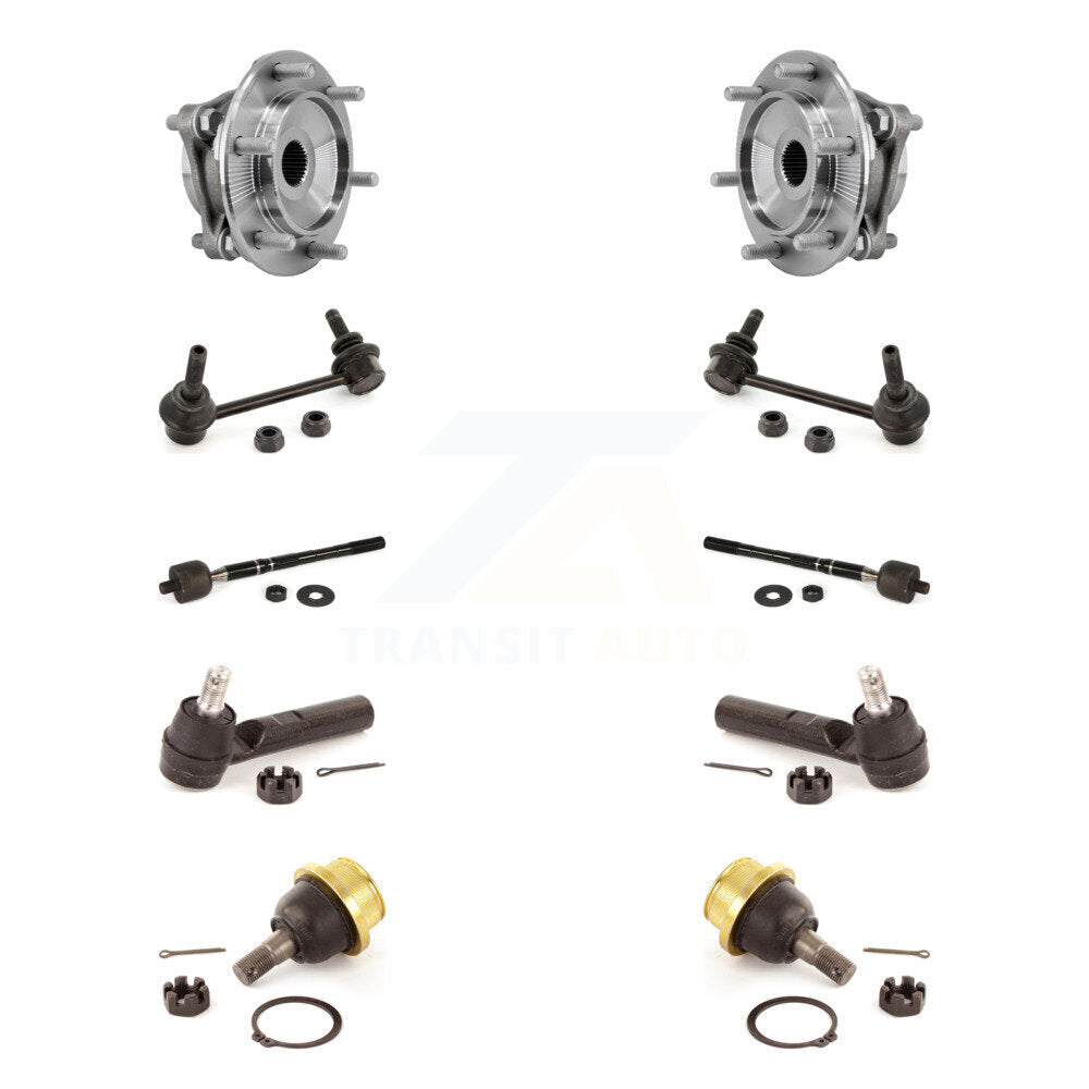 Kit de biellette de direction intérieure et extérieure de rotule inférieure de roulement avant pour Toyota Tacoma