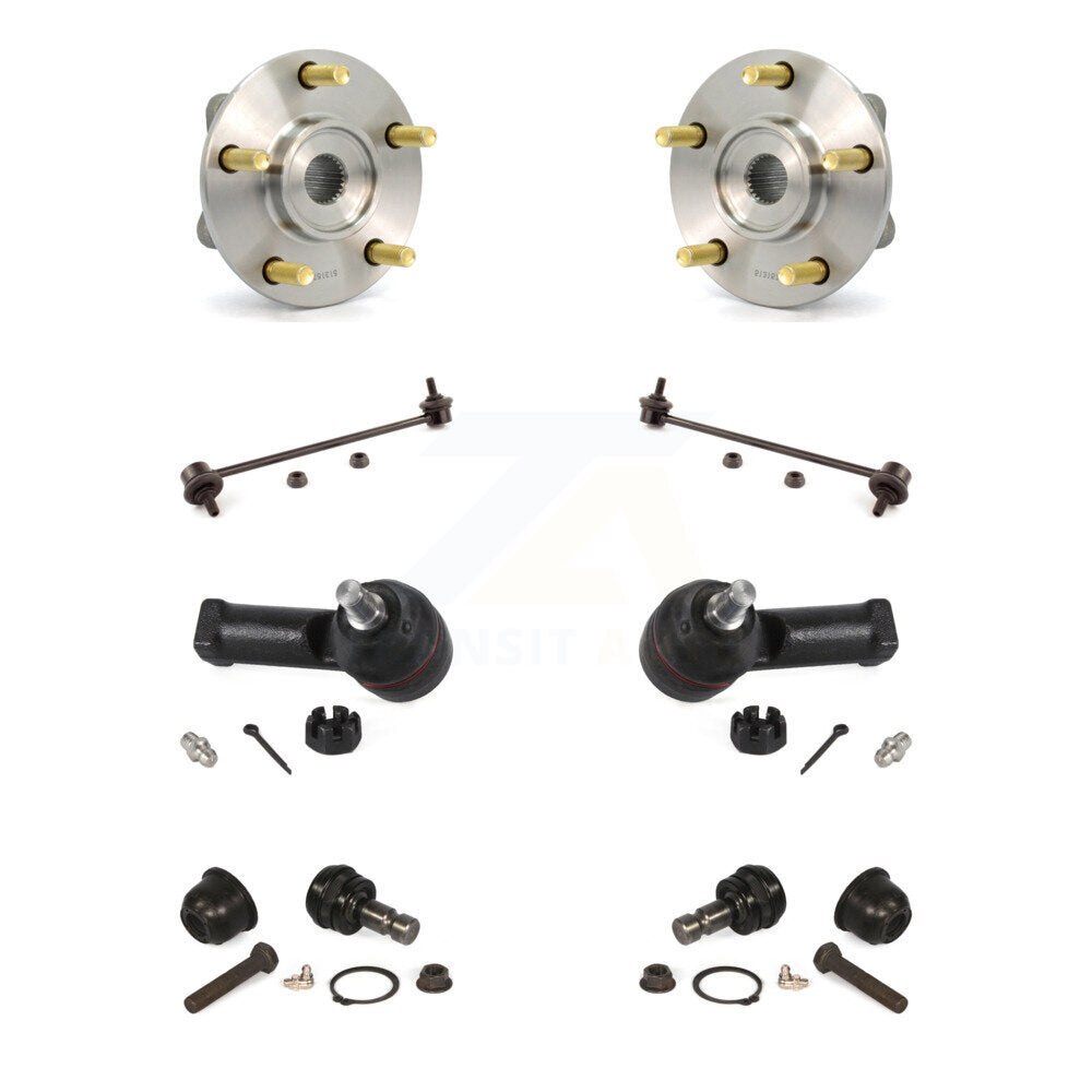Kit de liaison de biellette de direction extérieure de rotule inférieure de roulement avant (8 pièces) pour Chrysler Sebrin