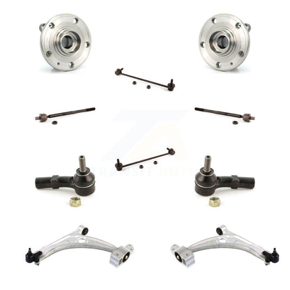 Kit de liaison de biellette de direction intérieure et extérieure de bras inférieur de roulement avant pour Volkswagen Passa 06-10