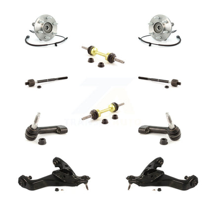 Kit de liaison de biellette de direction intérieure et extérieure, bras de commande inférieur, roulement avant (10 pièces) pour Ford 4W