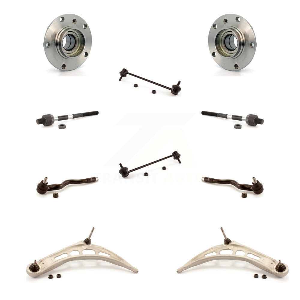 Kit de liaison de biellette de direction intérieure et extérieure, bras inférieur de roulement de moyeu avant (10 pièces) pour BMW Z4 330C