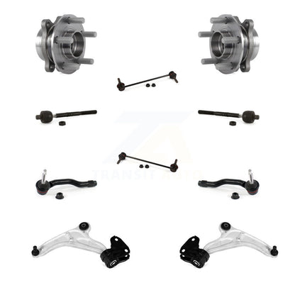 Kit de liaison de biellette de direction intérieure et extérieure, bras de commande inférieur, roulement avant (10 pièces) pour Ford MK