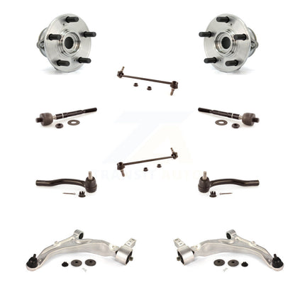 Kit de liaison de biellette de direction intérieure et extérieure de bras inférieur de roulement avant (10 pièces) pour Acura MDX 07-13