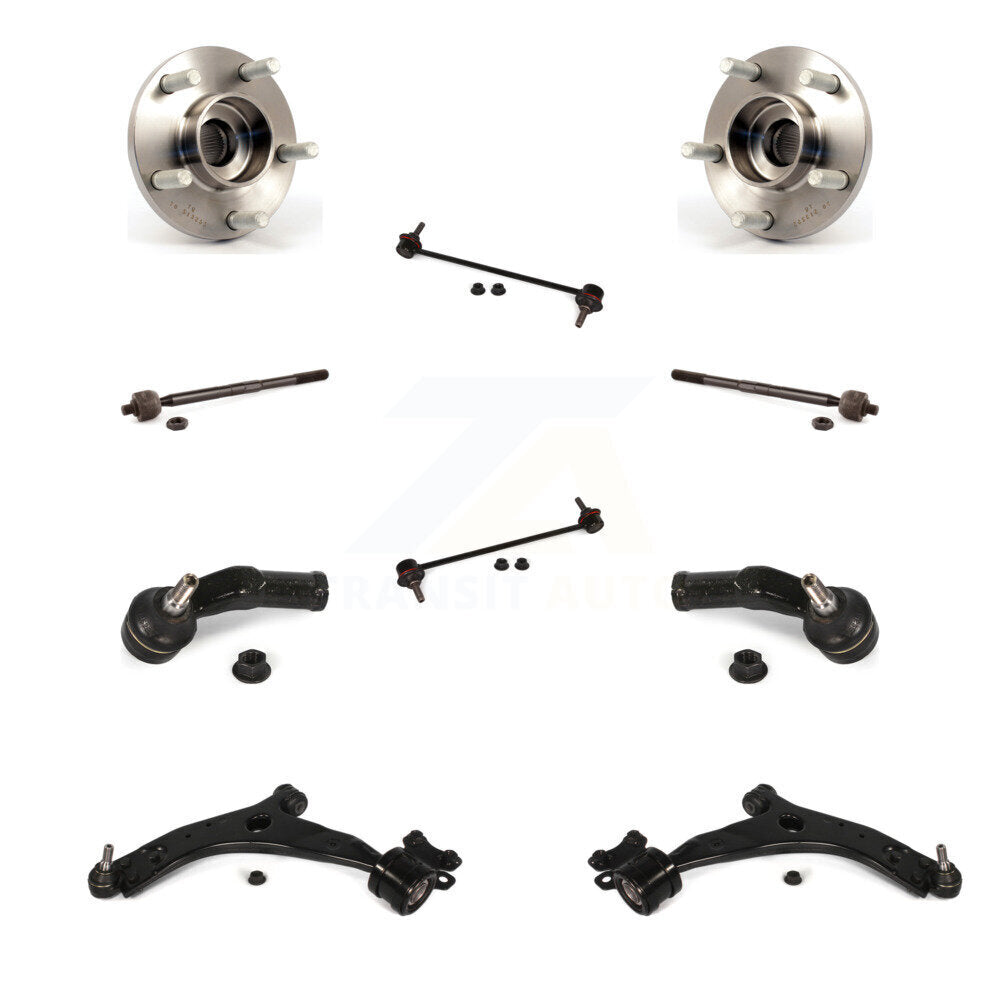Kit de biellette de direction et de liaison intérieure extérieure de bras inférieur de roulement avant (10 pièces) pour Volvo C30 S40