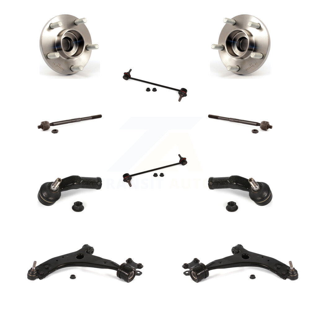 Kit de biellette de direction et de liaison intérieure extérieure de bras inférieur de roulement avant (10 pièces) pour Volvo S40 V50