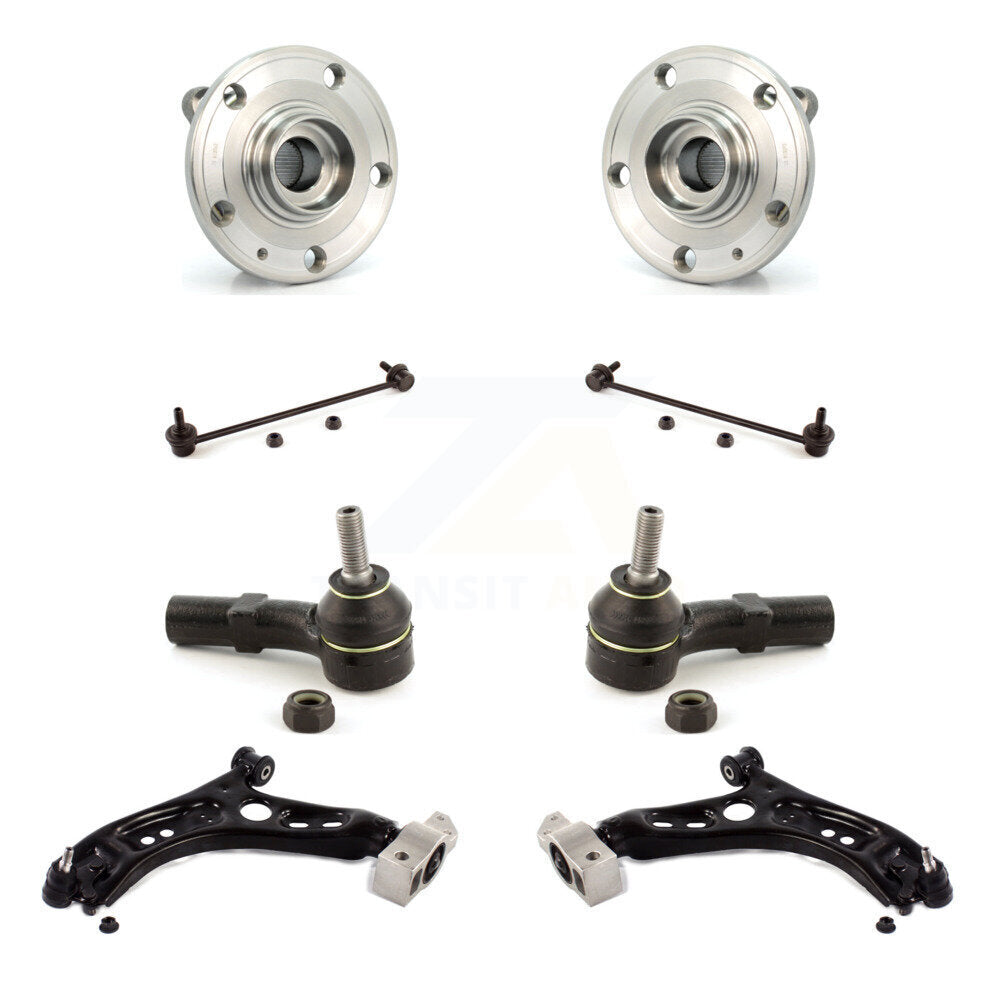 Kit de biellette de direction et de liaison extérieure, bras inférieur de roulement avant (8 pièces) pour Volkswagen Tiguan CC