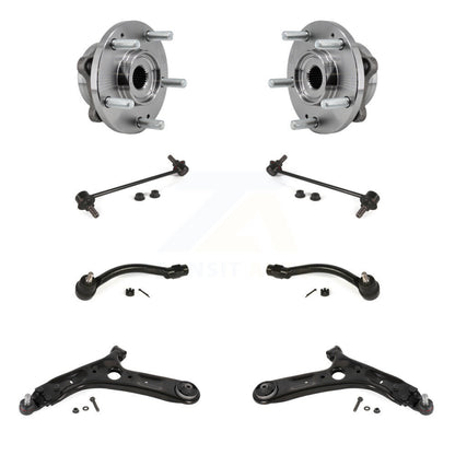 Kit de liaison de biellette de direction extérieure, bras de commande inférieur, roulement avant (8 pièces) pour Kia Soul 17-19