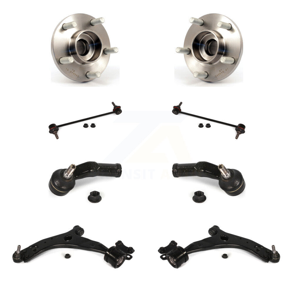 Kit de biellette de direction et de liaison extérieure, bras de commande inférieur, roulement avant (8 pièces) pour Volvo C30 S4