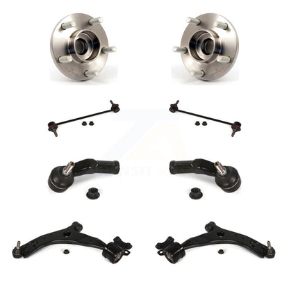 Kit de biellette de direction et de liaison extérieure, bras de commande inférieur, roulement avant (8 pièces) pour Volvo C30 S4