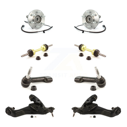Kit de liaison de biellette de direction extérieure, bras de commande inférieur, roulement avant (8 pièces) pour Ford Expeditio
