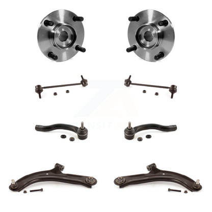 Kit de biellette de direction extérieure et de liaison de bras de commande inférieur de roulement avant (8 pièces) pour Nissan Versa