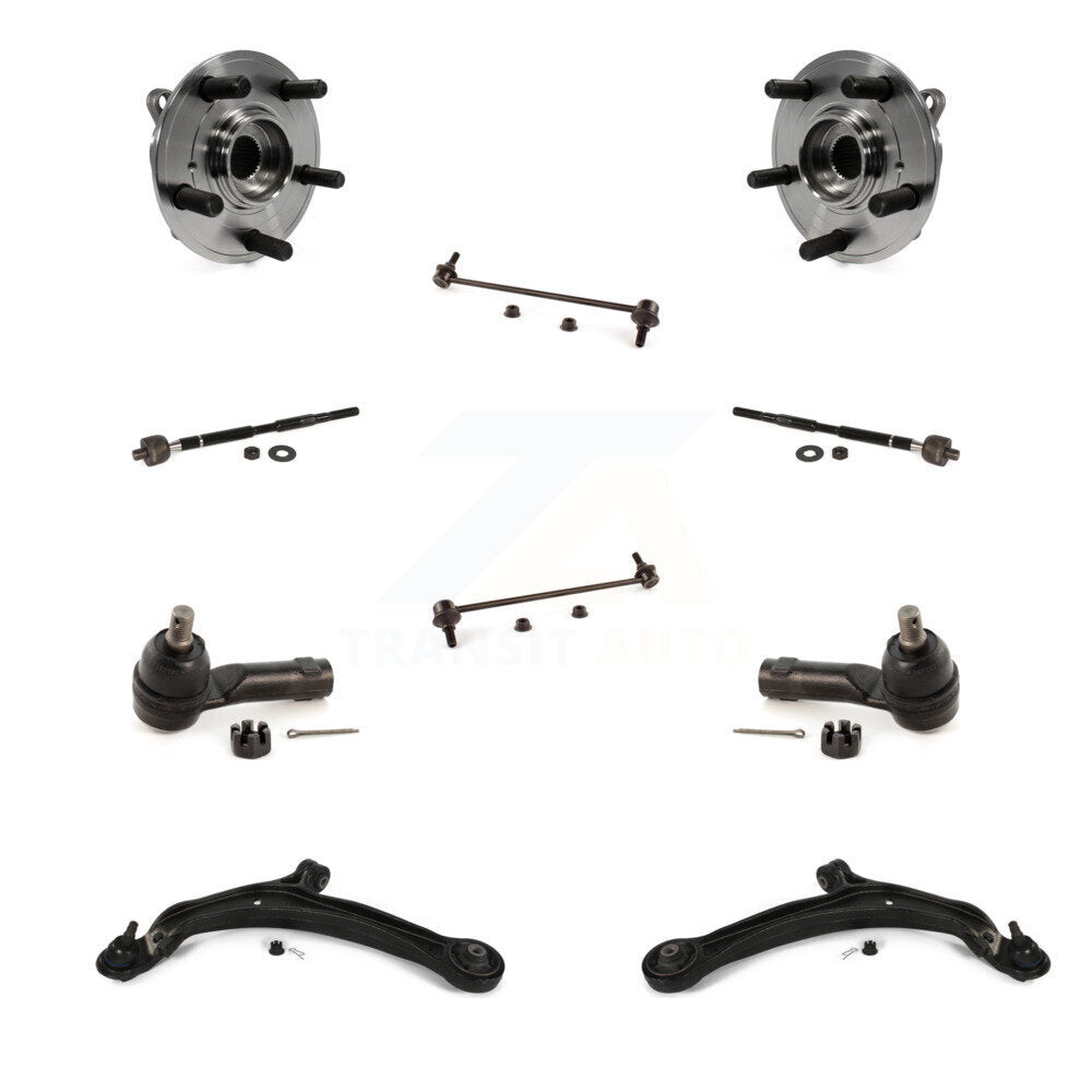 Kit de biellette de direction et de liaison intérieure extérieure de bras inférieur de roulement avant (10 pièces) pour Honda Odyssey