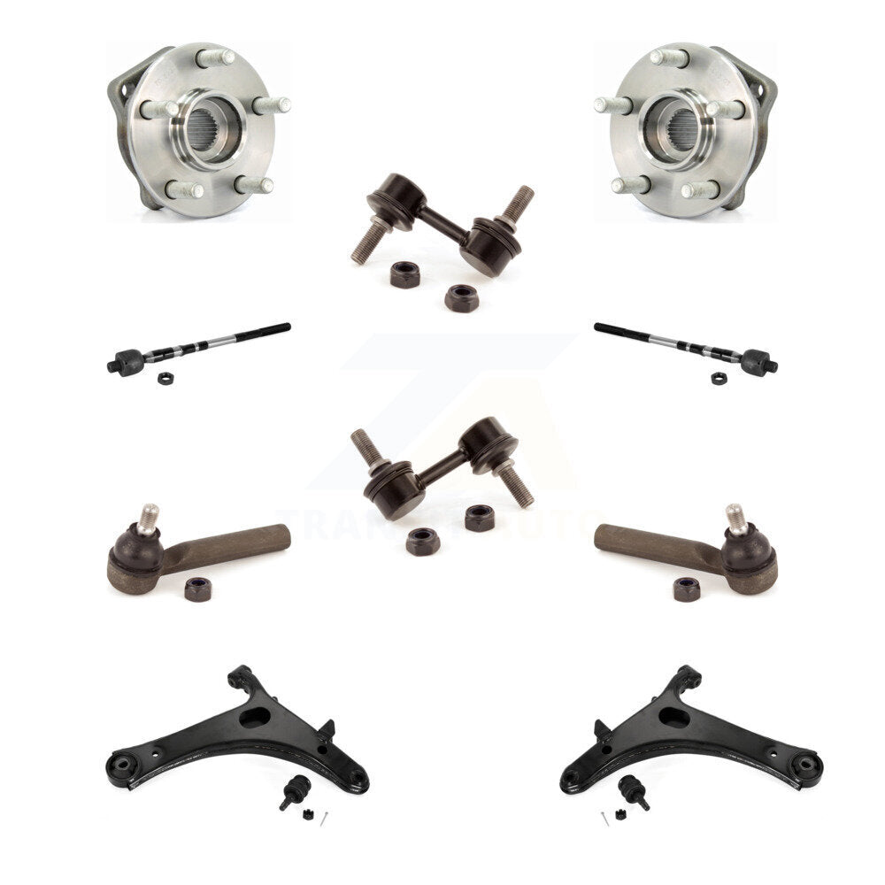 Kit de liaison de biellette de direction intérieure et extérieure, bras de commande inférieur, roulement avant, pour Subaru Impreza