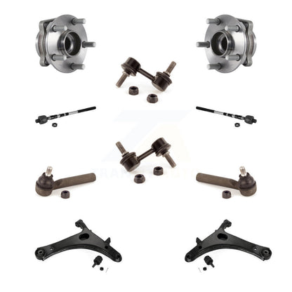 Kit de liaison de biellette de direction intérieure et extérieure, bras de commande inférieur, roulement avant, pour Subaru Impreza