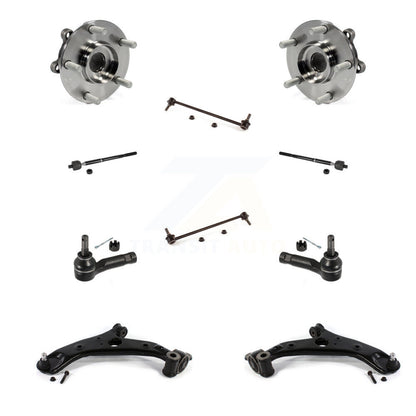 Kit de liaison de biellette de direction intérieure et extérieure de bras inférieur de roulement avant (10 pièces) pour Mazda CX-13-16