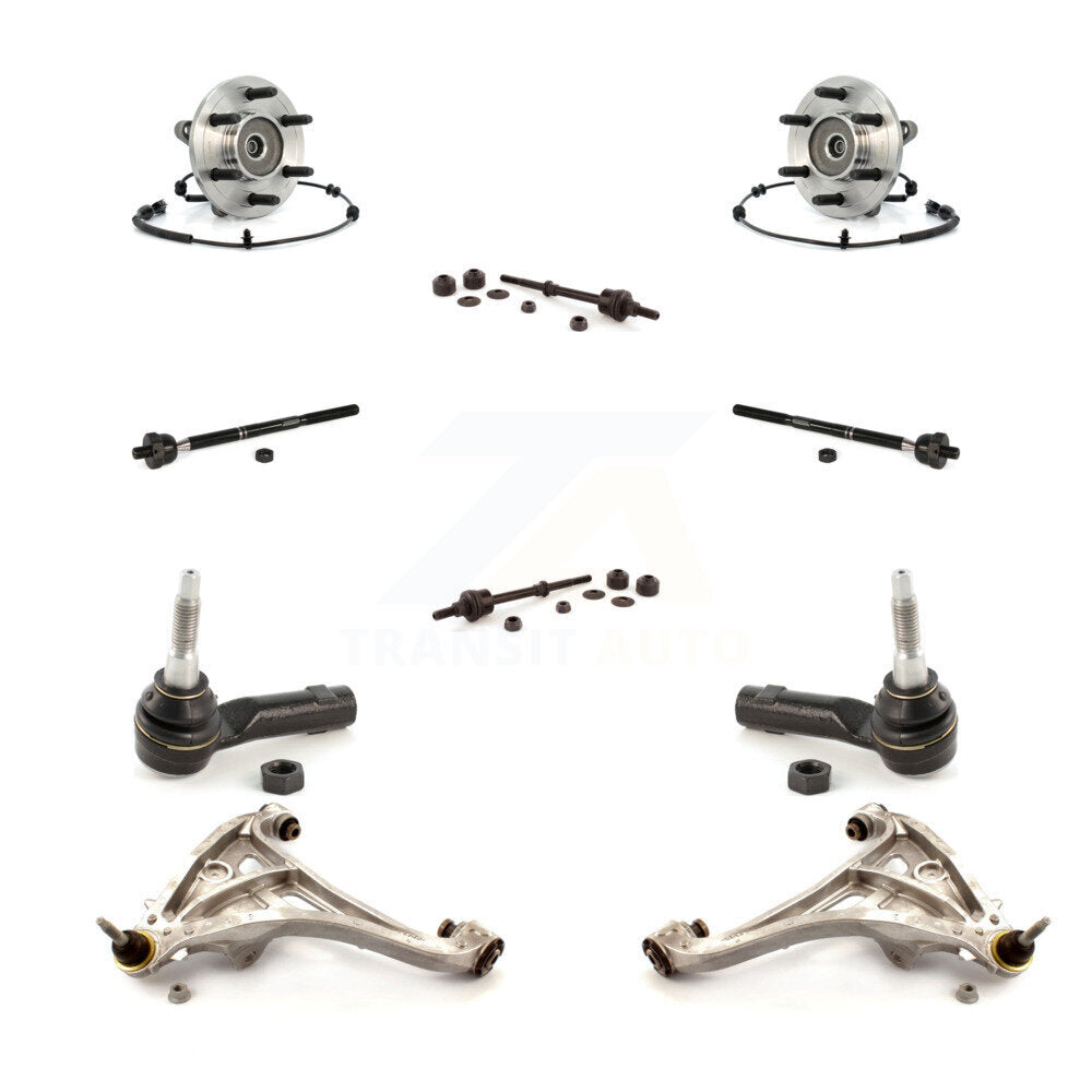 Kit de liaison de biellette de direction intérieure et extérieure, bras de commande inférieur, roulement avant (10 pièces) pour Ford LT