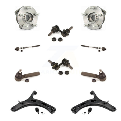 Kit de biellette de direction et de liaison intérieure extérieure de bras inférieur de roulement avant (10 pièces) pour Subaru Legacy