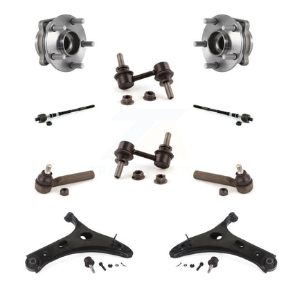 Kit de liaison de biellette de direction intérieure et extérieure, bras de commande inférieur, roulement avant, pour Subaru Foreste