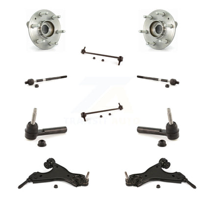 Kit de liaison de biellette de direction intérieure et extérieure de bras inférieur de roulement avant (10 pièces) pour GMC Acadia Buic