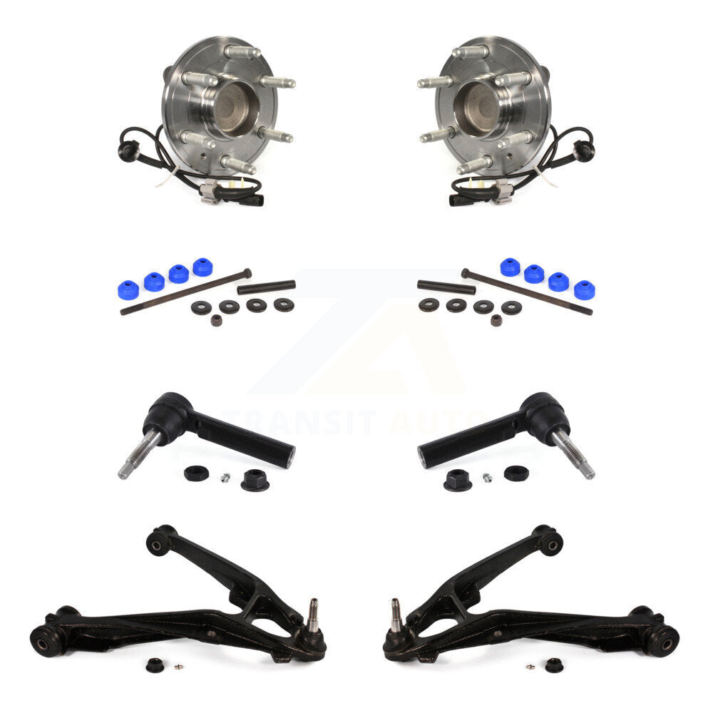Kit de liaison de biellette de direction extérieure, bras de commande inférieur de roulement avant (8 pièces) pour GMC Sierra 150
