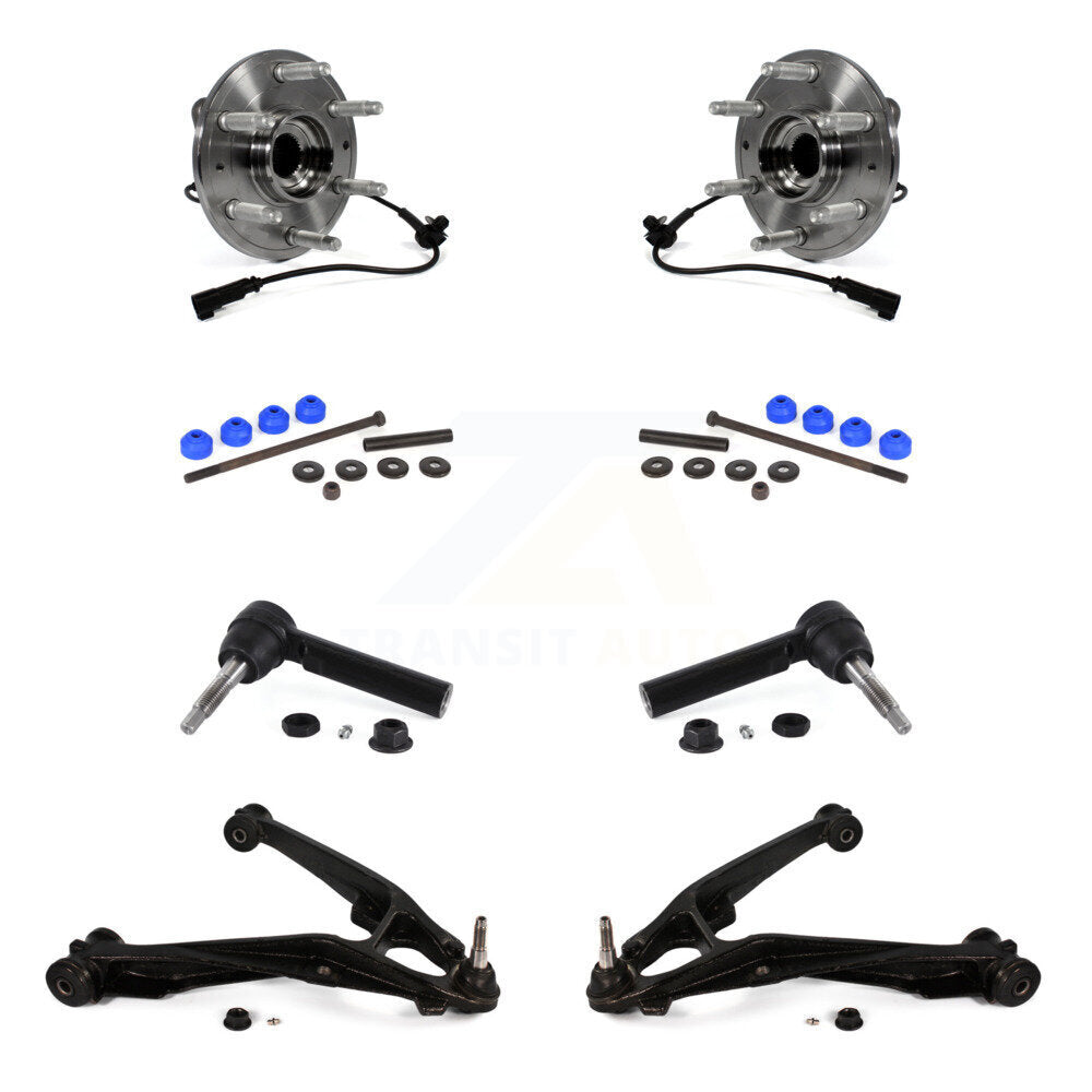 Kit de liaison de biellette de direction extérieure, bras de commande inférieur de roulement avant (8 pièces) pour GMC Sierra 150