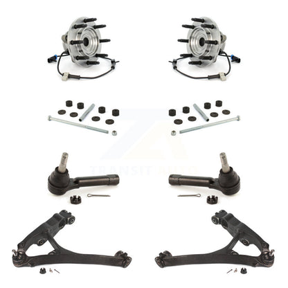 Kit de liaison de biellette de direction extérieure, bras de commande inférieur, roulement avant (8 pièces) pour Chevrolet 1500