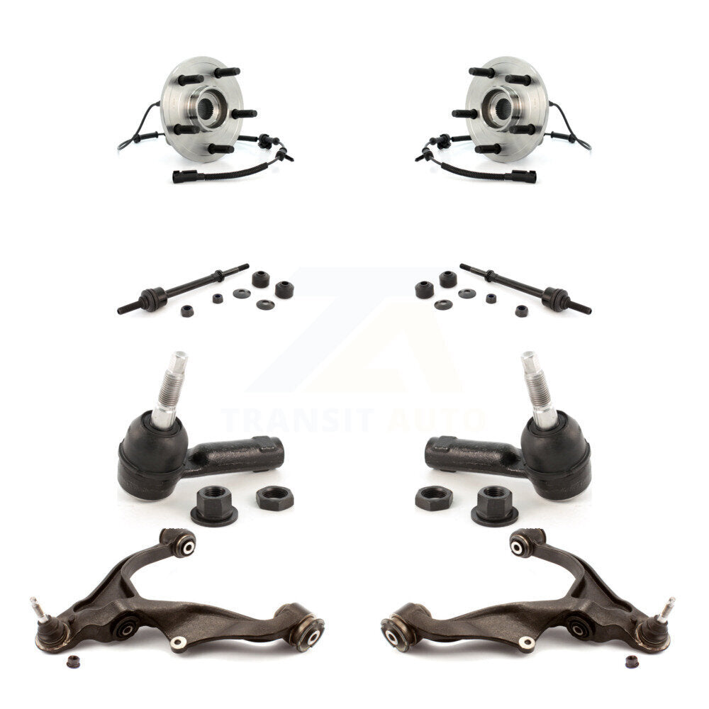 Kit de liaison de biellette de direction extérieure, bras de commande inférieur, roulement avant (8 pièces) pour Dodge Ram 1500
